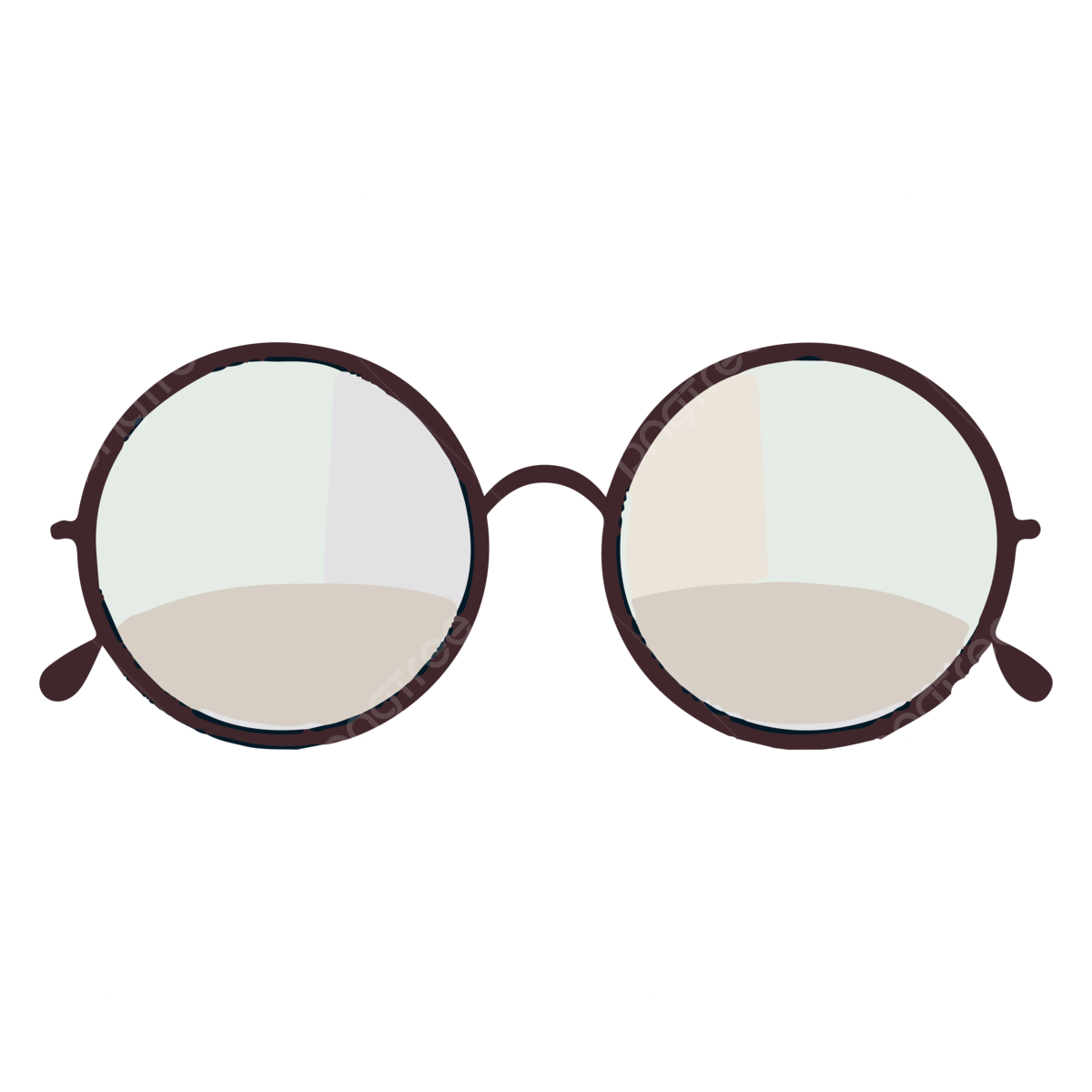 Nerdy Glasses PNG Images