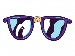 Nerdy Glasses PNG Photos