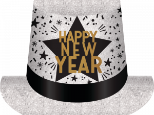 New Year Hat Background PNG