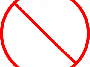 prohibition symbol, no entry sign, restricted access icon, warning indicator, No Sign PNG