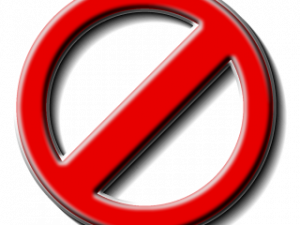 prohibition symbol, no entry sign, warning icon, restricted access, No Sign PNG