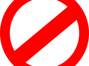 prohibited symbol, no entry sign, restriction icon, warning graphic, No Sign PNG