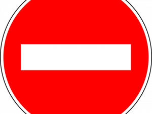 no entry sign, prohibited access, traffic regulation, road safety, No Sign PNG