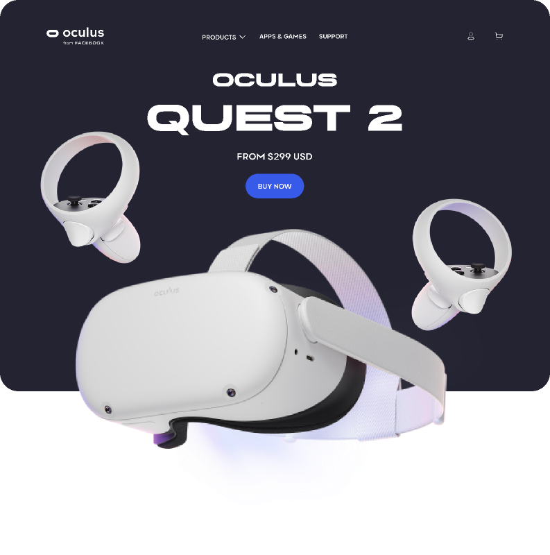 Oculus Quest 2 PNG Free Image