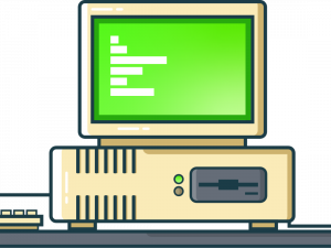 Old Computer PNG Clipart