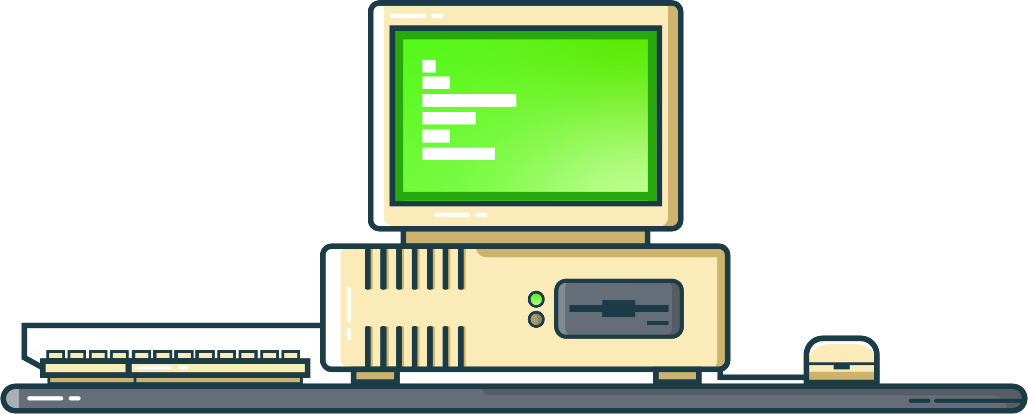 Old Computer PNG Clipart