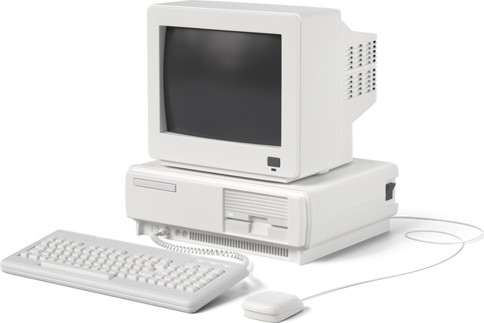 Old Computer | PNG All