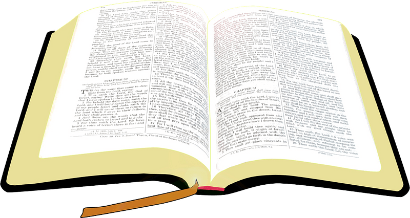 Open Bible PNG File