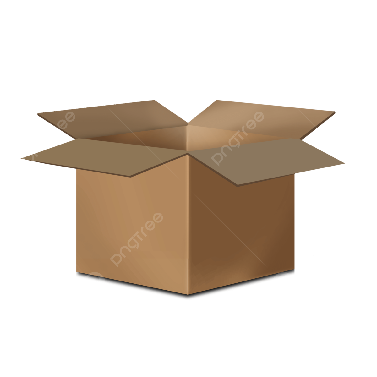 Open Box PNG Cutout