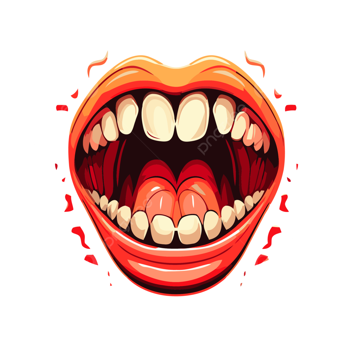 Open Mouth PNG Transparent Images