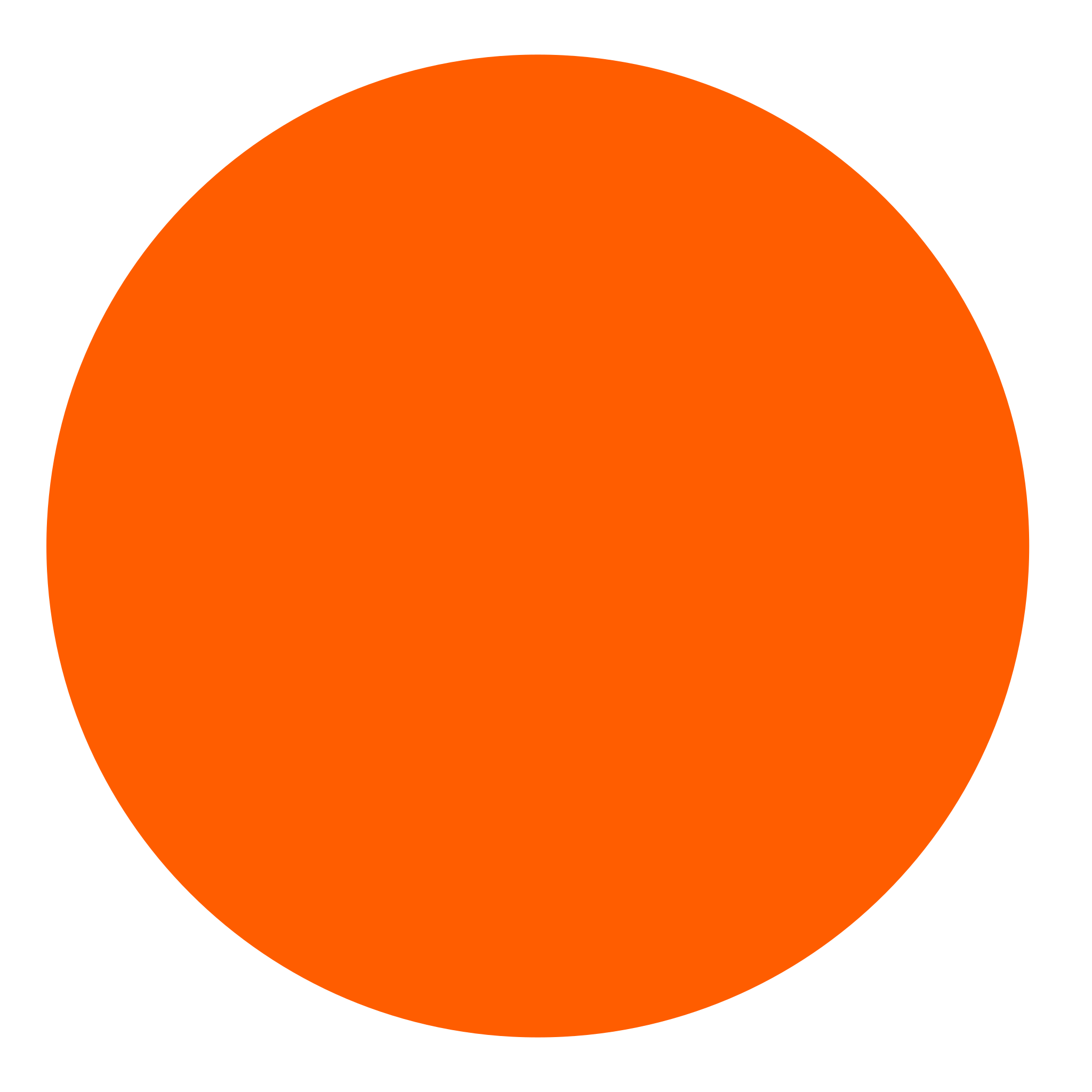 Orange Circle PNG File