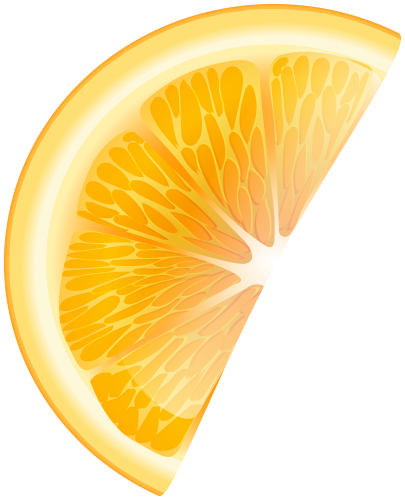 Orange Slice PNG Cutout