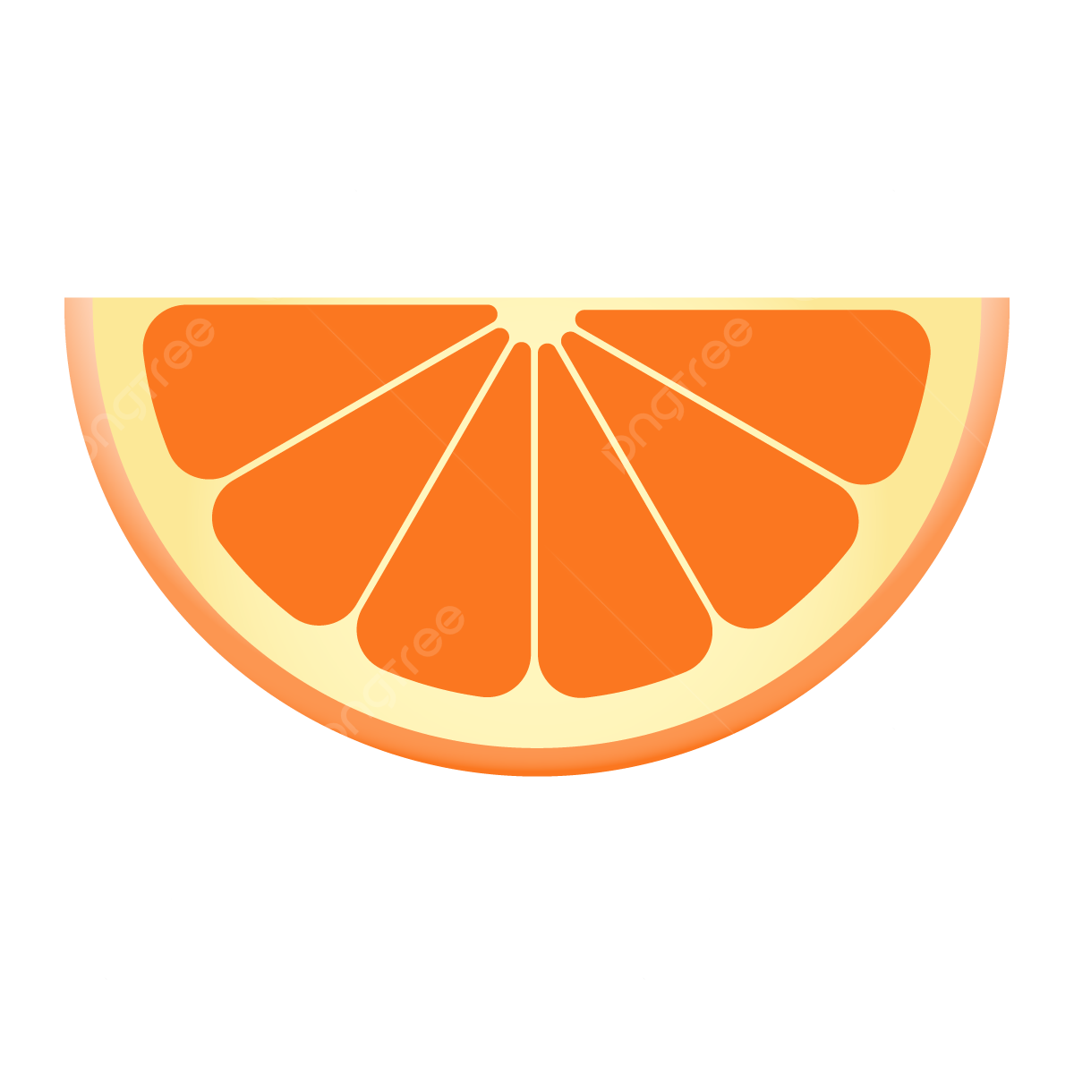 Orange Slice PNG HD Image