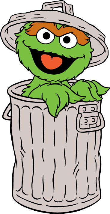 Oscar The Grouch PNG Pic