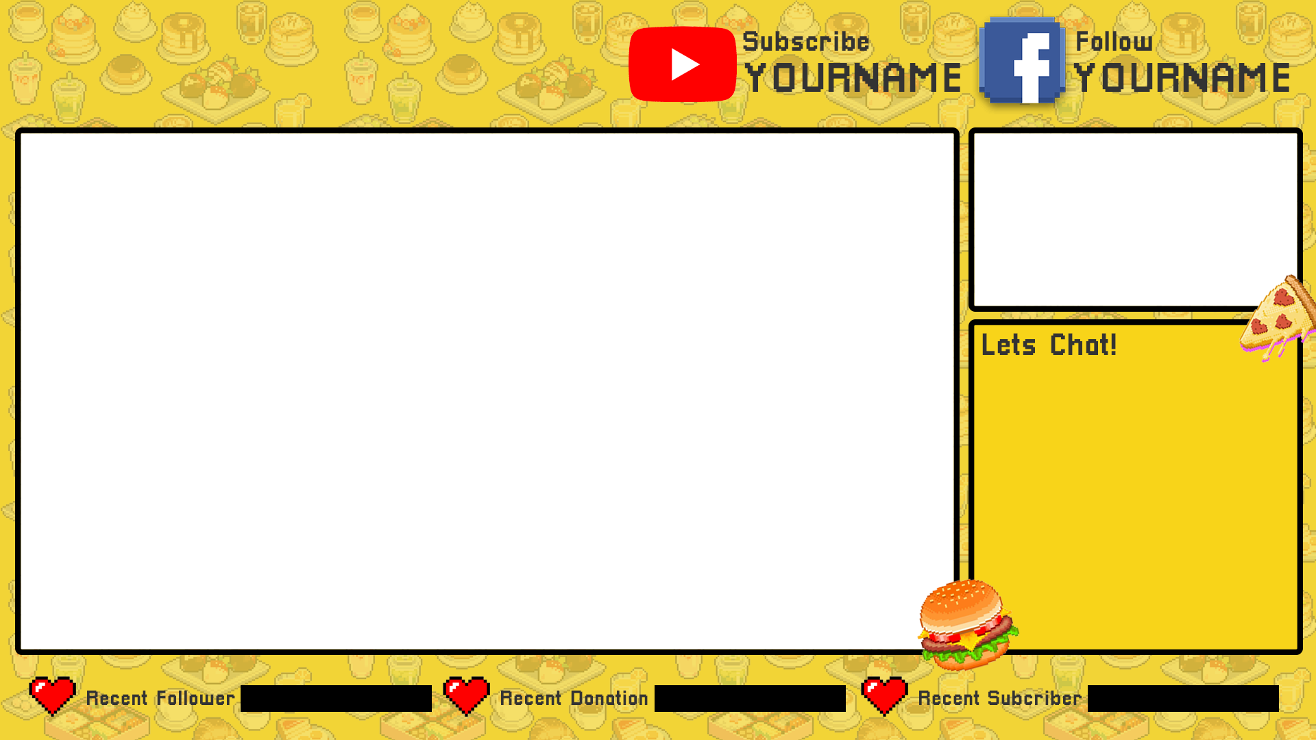 Overlay Netflix Template PNG Images