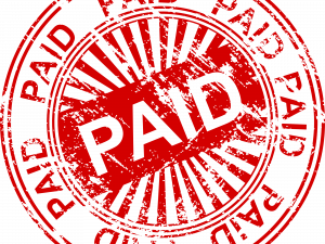 Paid Stamp PNG File