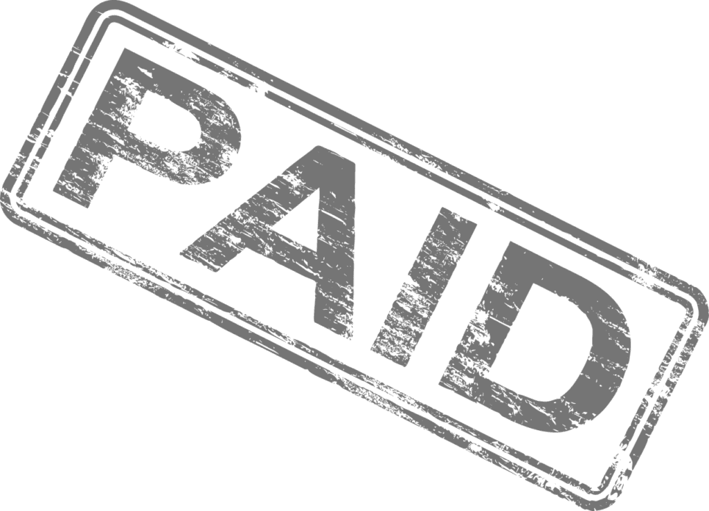 Paid Stamp PNG Free Image