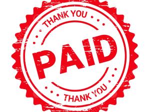 Paid Stamp PNG HD Image