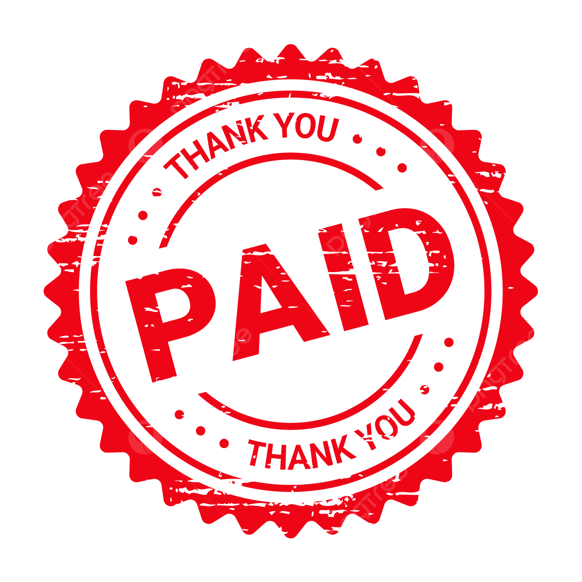 Paid Stamp PNG HD Image