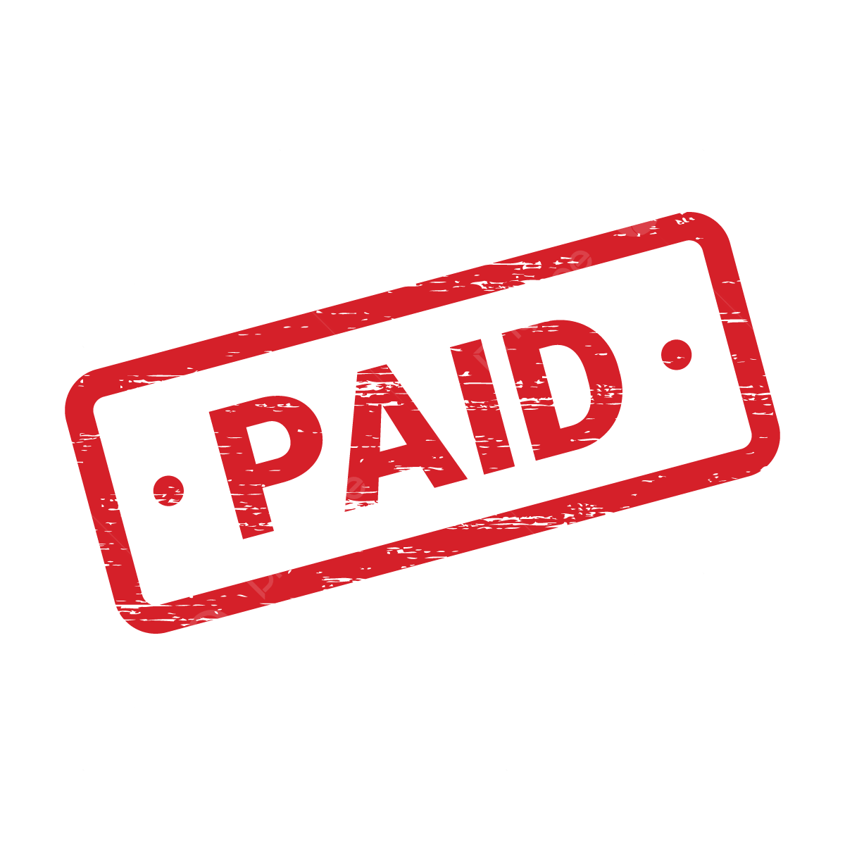 Paid Stamp PNG Image HD