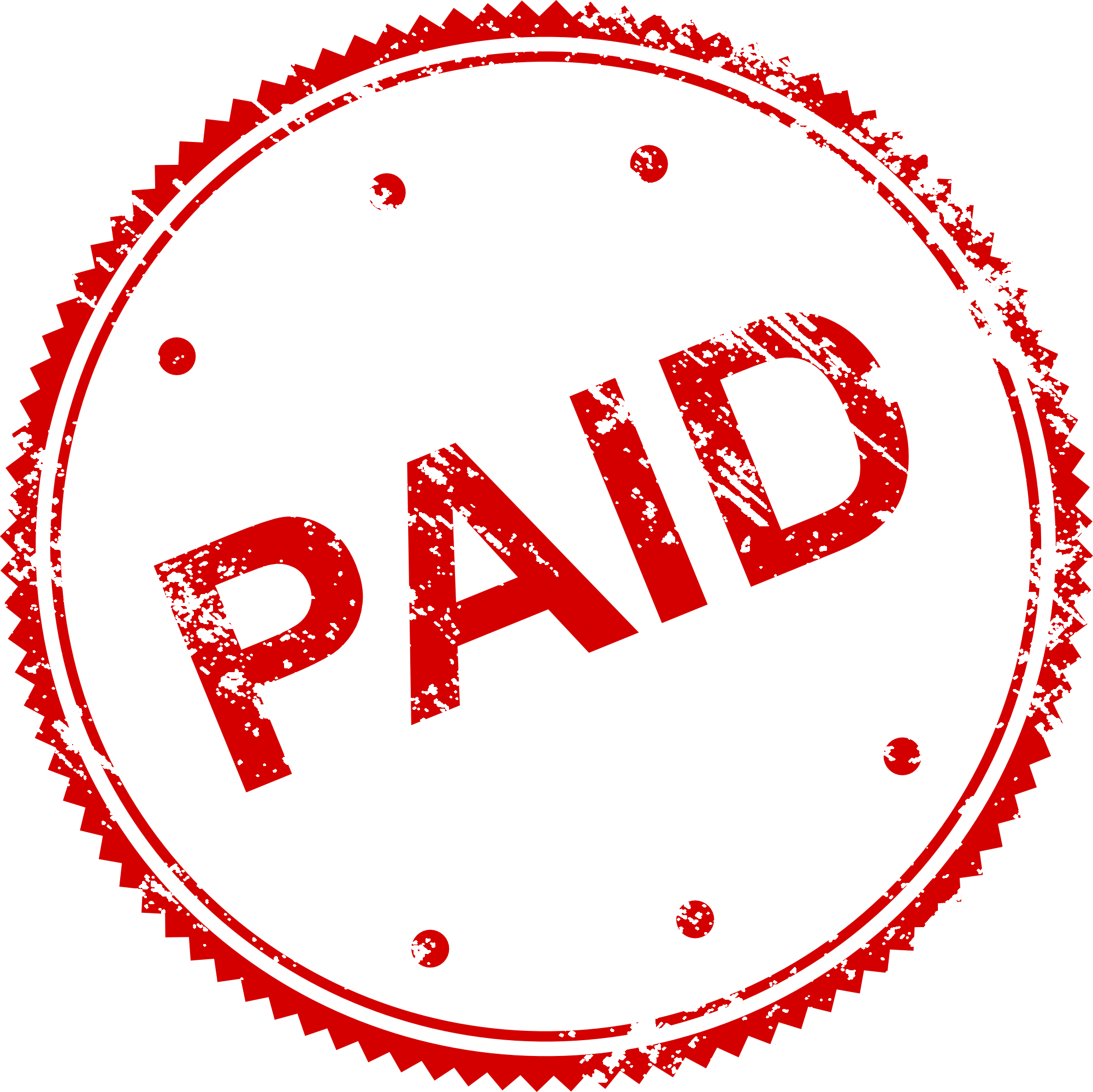 Paid Stamp PNG