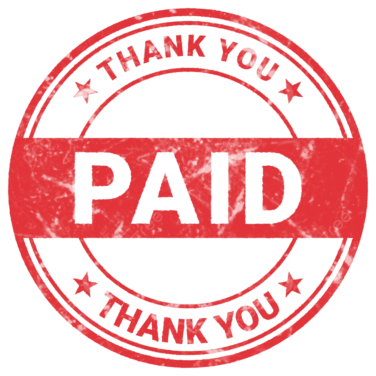 Paid Stamp Transparent