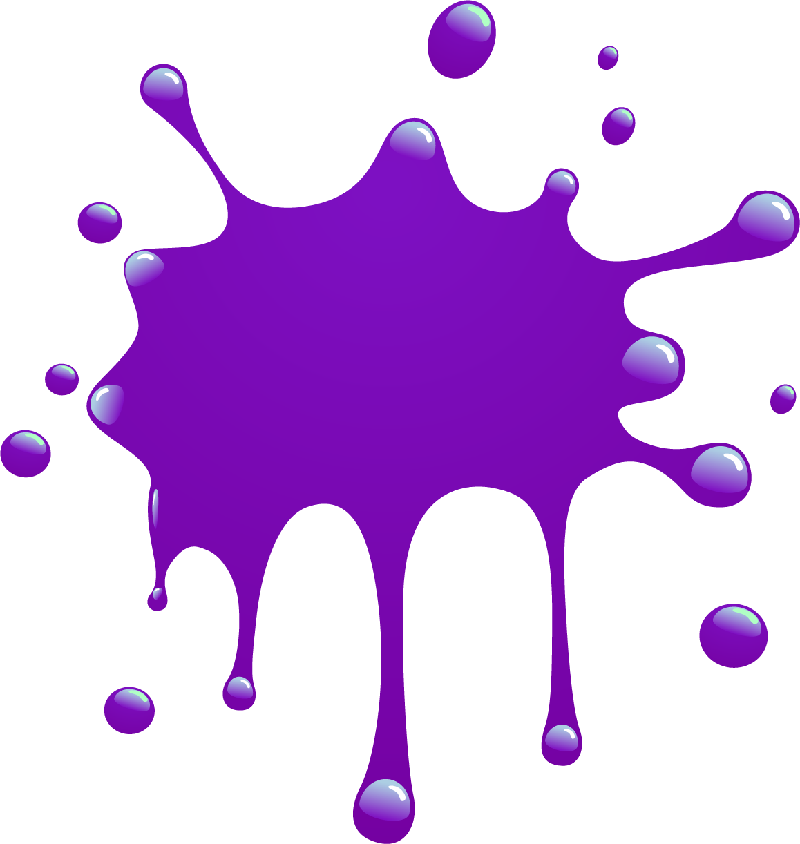 Paint Splat PNG Photo