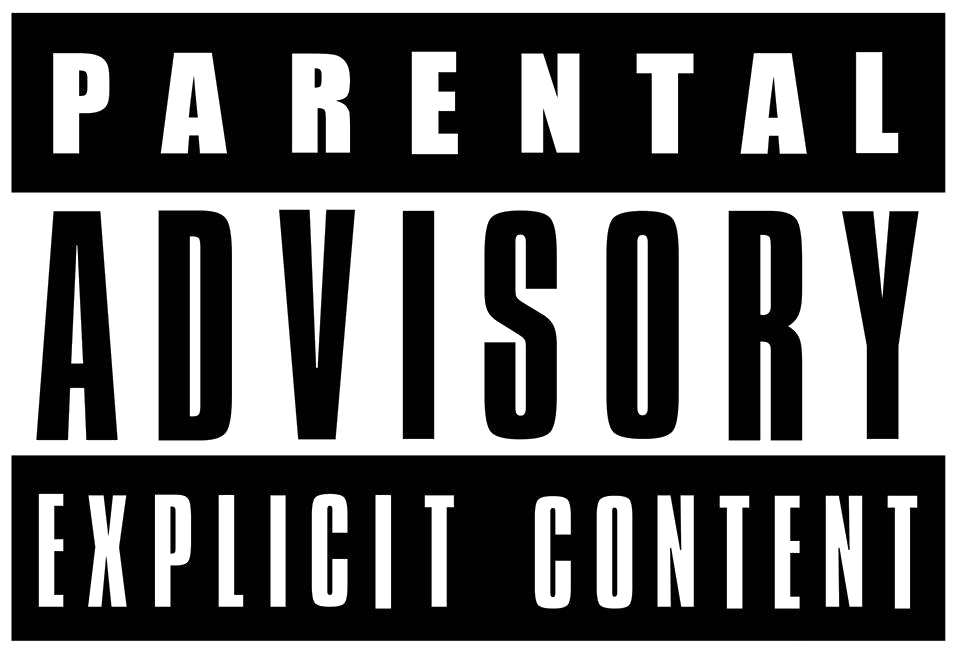 Parental Advisory Explicit Content PNG Clipart