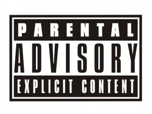 Parental Advisory Explicit Content PNG Image