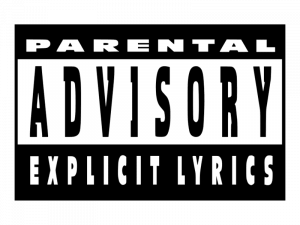 Parental Advisory Explicit Content PNG Images