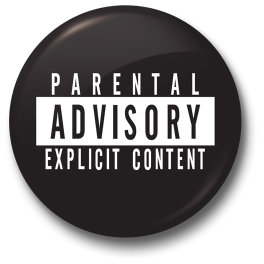 Parental Advisory Explicit Content PNG Photo