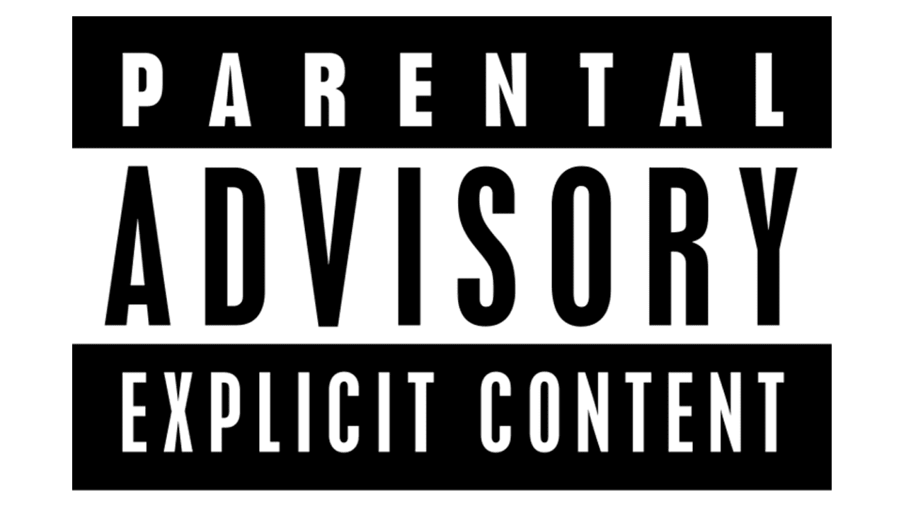 Parental Advisory Explicit Content PNG Photos