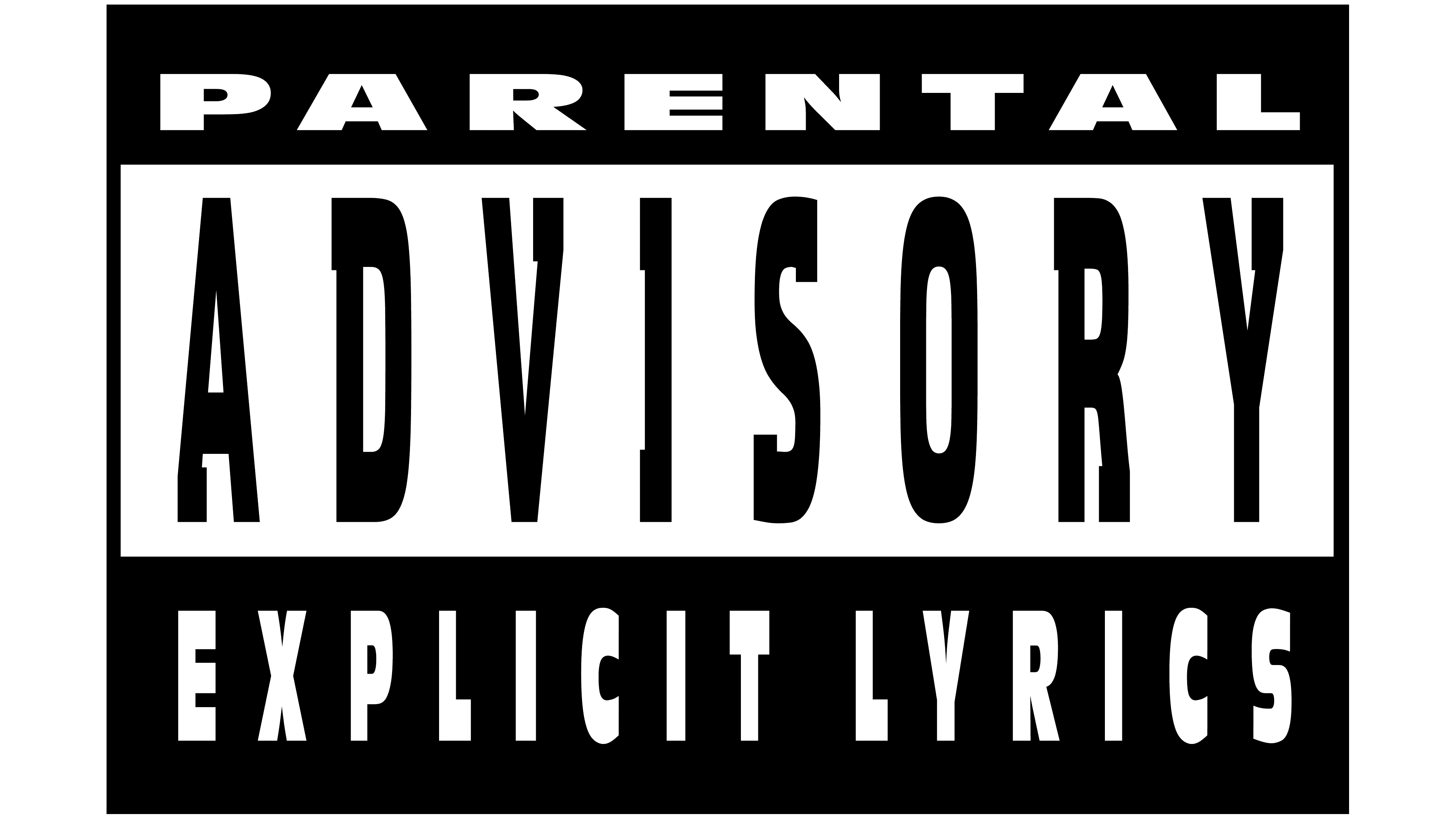 Parental Advisory Explicit Content Transparent