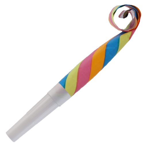 Party Blower Horn No Background