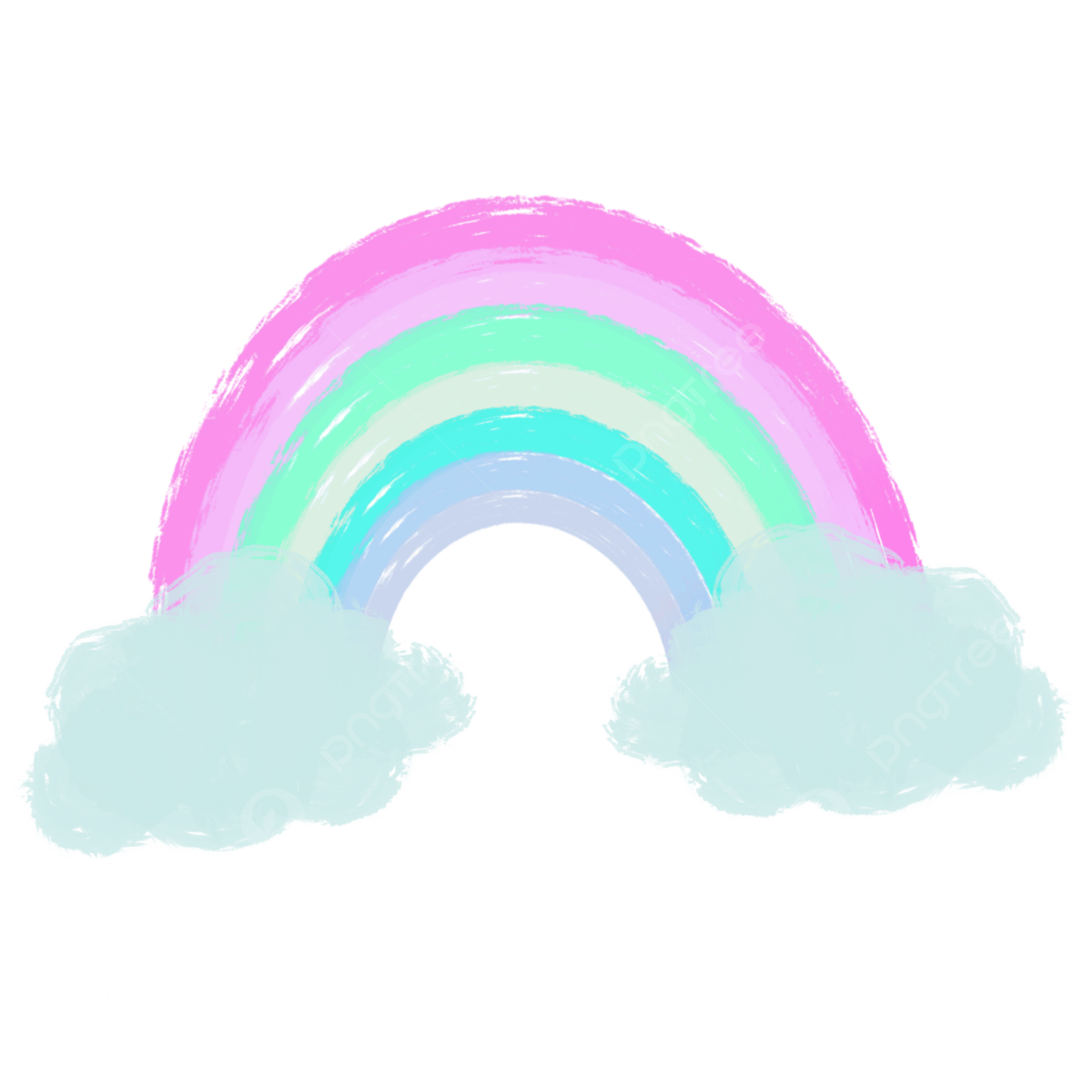 Pastel Rainbow PNG Transparent Images