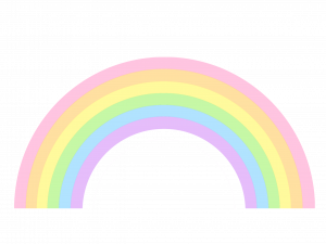 Pastel Rainbow PNG Cutout