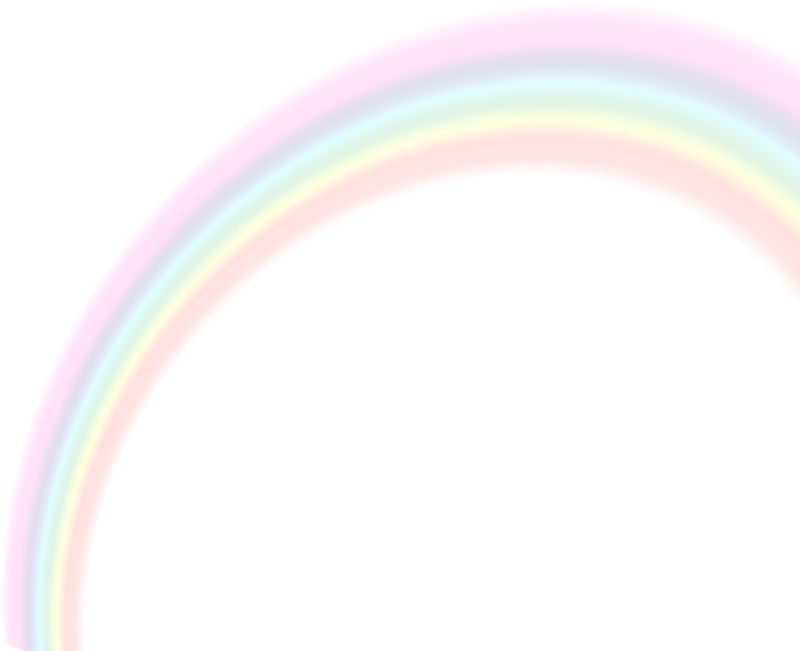 Pastel Rainbow PNG Free Image