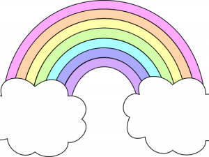 Pastel Rainbow PNG Image