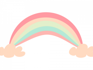 Pastel Rainbow PNG Image HD