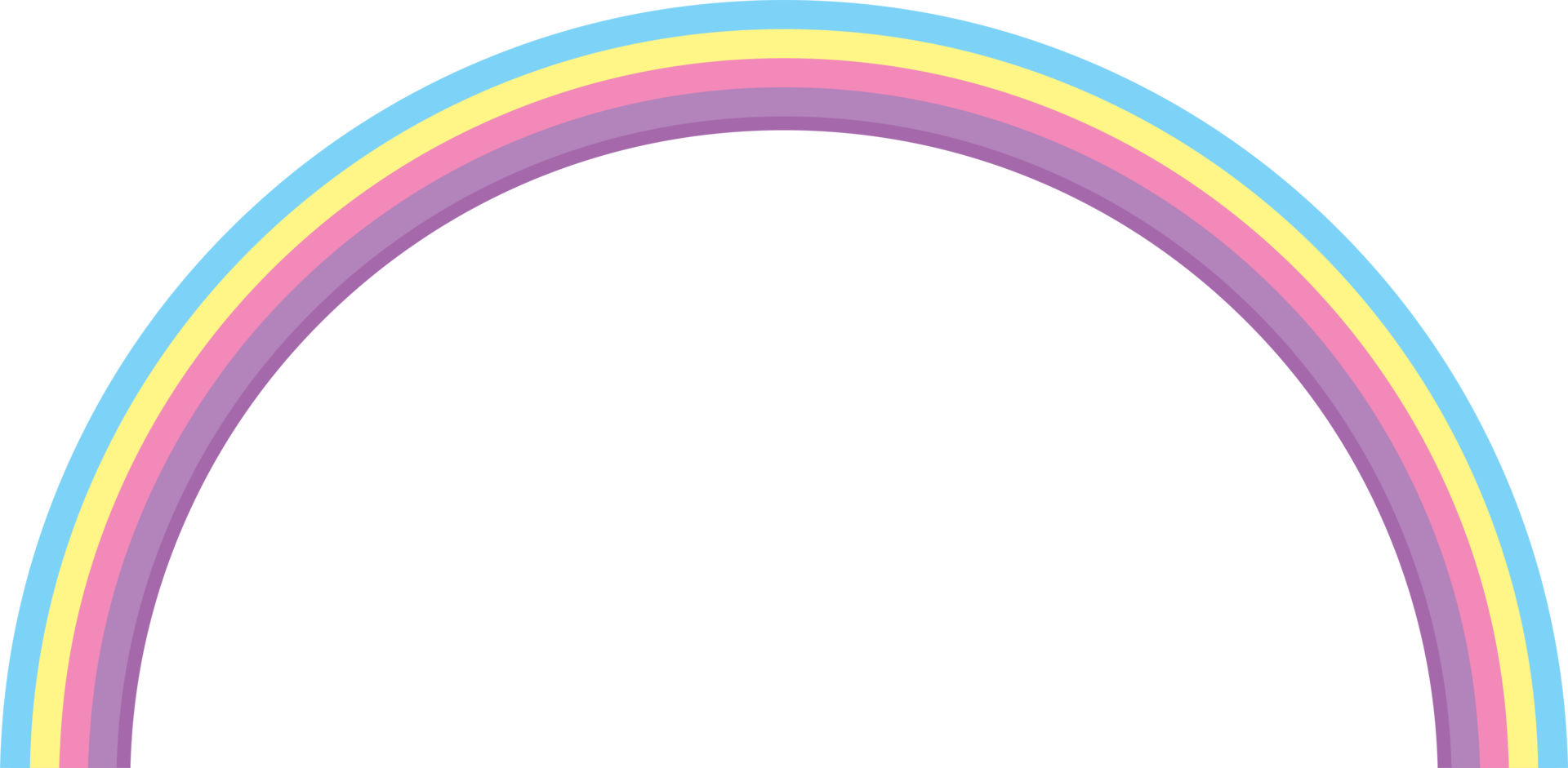 Pastel Rainbow PNG Images