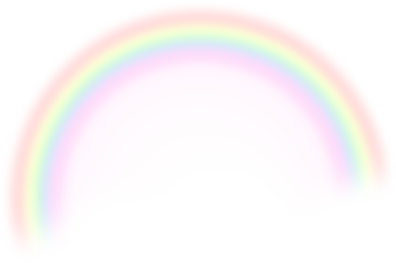 Pastel Rainbow PNG Photo