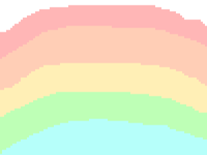 Pastel Rainbow PNG Picture