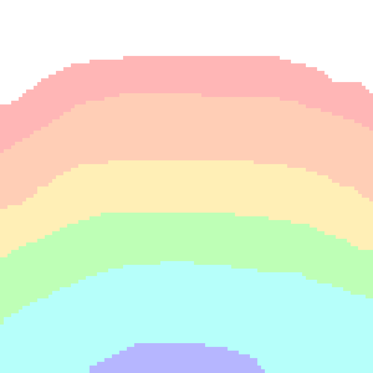 Pastel Rainbow PNG Picture