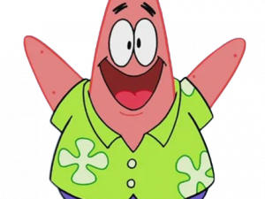 Patrick Star Background PNG