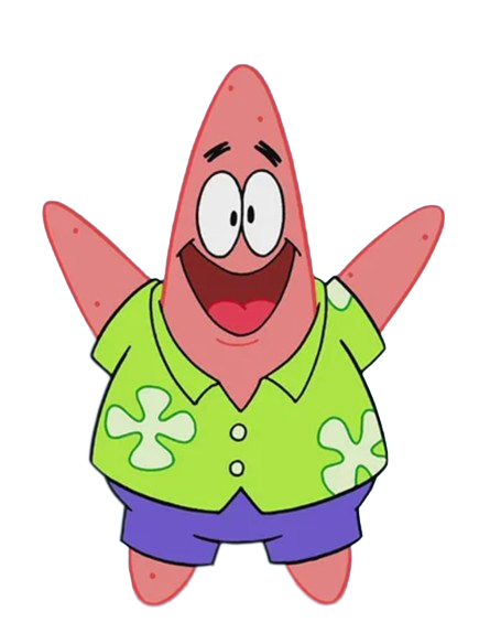 Patrick Star Background PNG