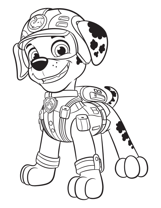 Paw Patrol Marshall PNG Image