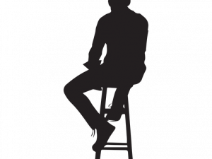 People Sitting PNG Picture