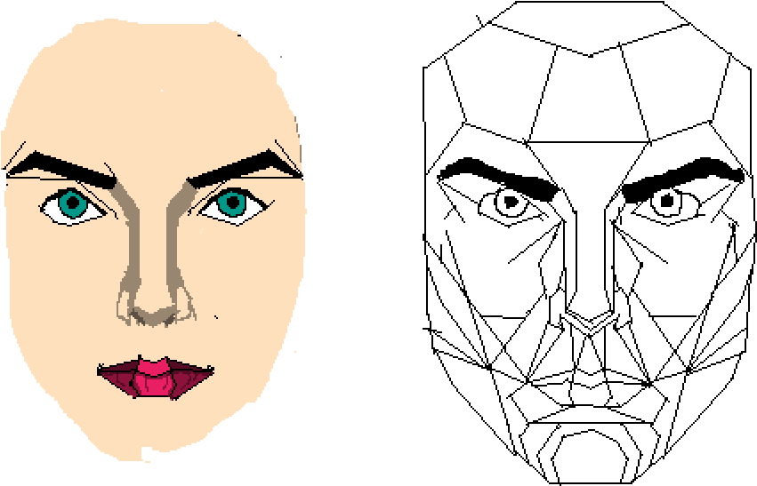 Perfect Face Template PNG HD Image