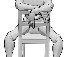 Person Sitting PNG Image File