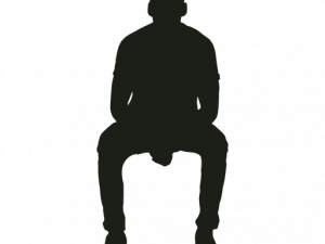 Person Sitting PNG Photo